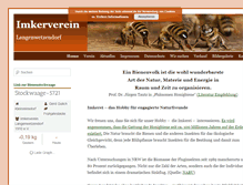 Tablet Screenshot of imker-langenwetzendorf.de